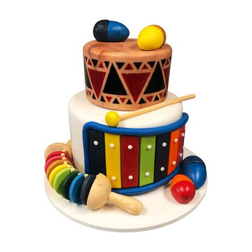Passion For Music Theme Cake
