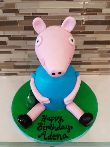 Peppa Pig molded Cake