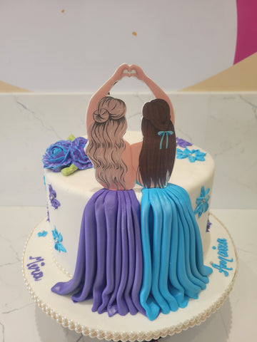 BFF FONDANT CAKE