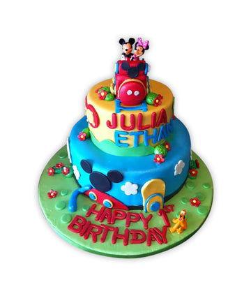 Mickey & Minnie Fondant Tiered