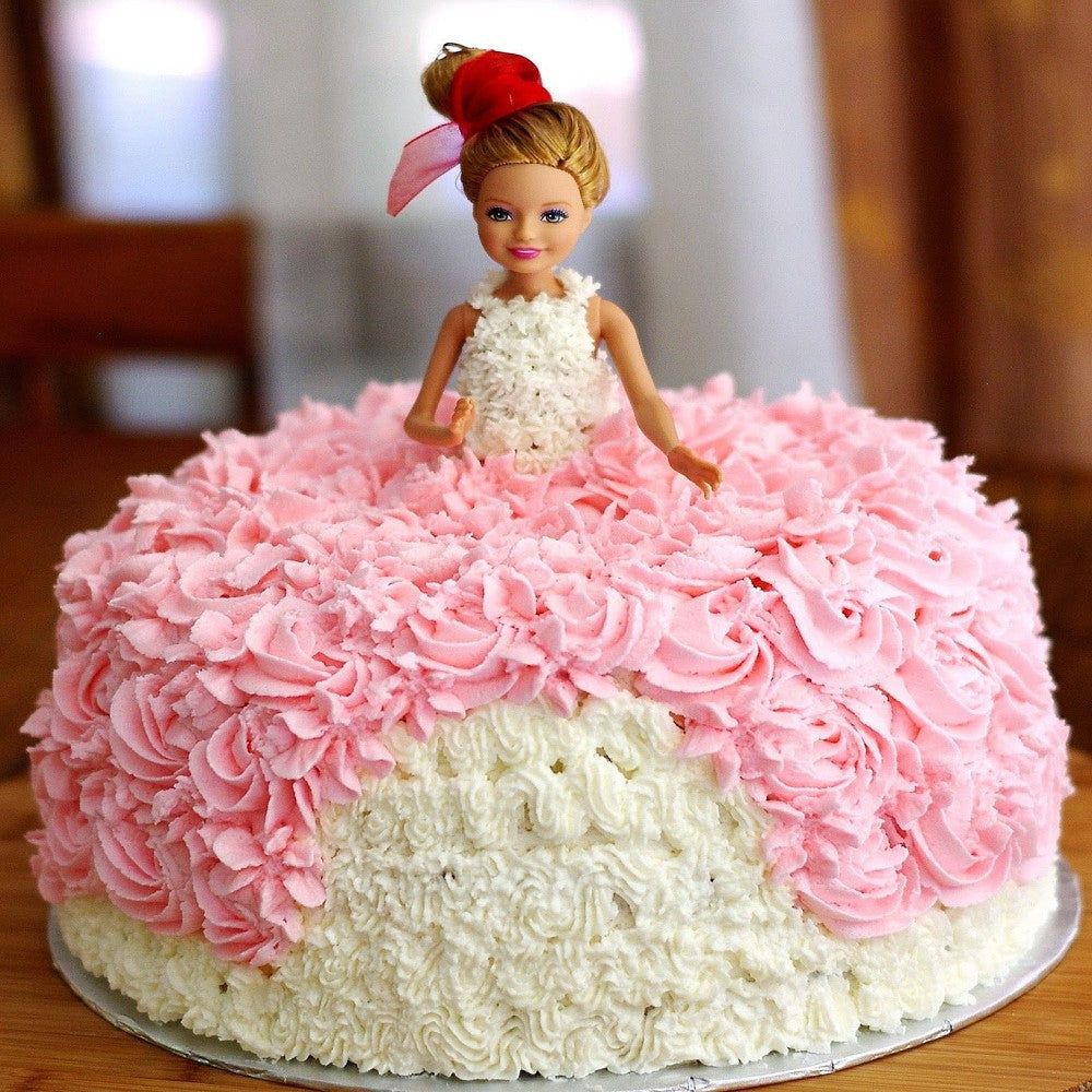 Cute Baby Doll Theme Cake