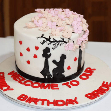 Bride Welcome Theme Cake