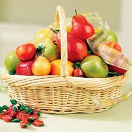 Round Exotic Fruits Basket 4 Kg