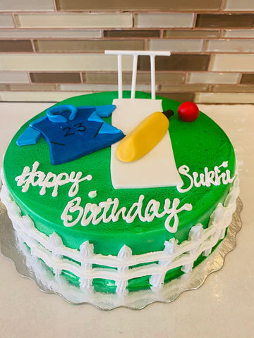 CRICKET BIRTHDAY CAKE