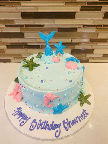 BHAVNEET MERMAID CREAM CAKE