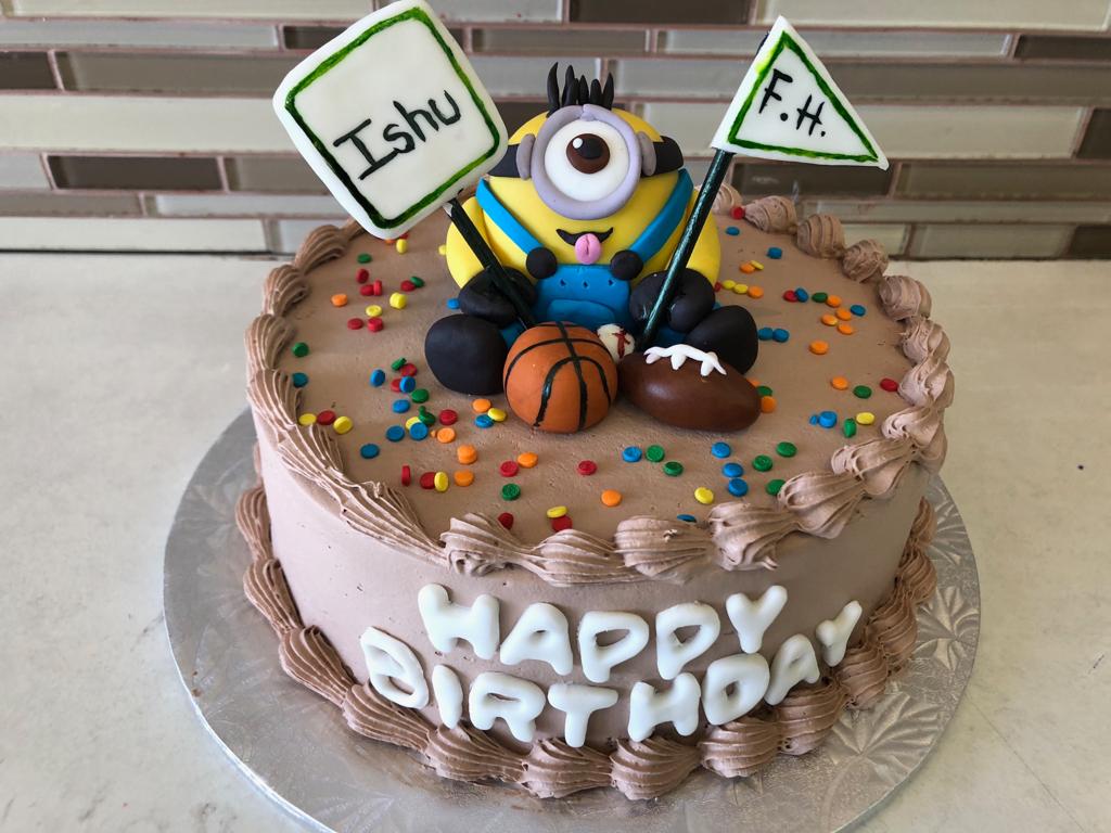 minion chocolate CAKE