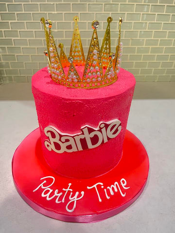 BARBIE CROWN BIRTHDAY CAKE