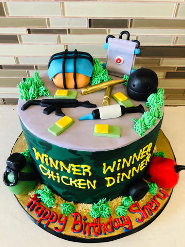 PUBG Birthday Cake