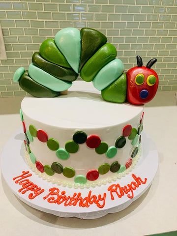 CATTERPILLAR BIRTHDAY CAKE