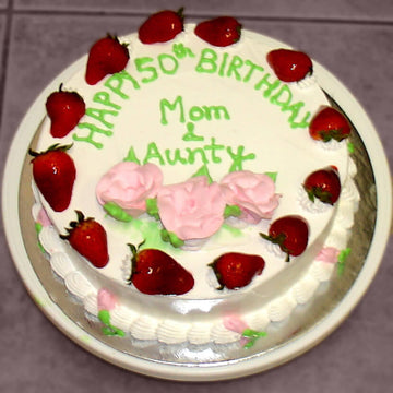 Strawberries and Flower Combo