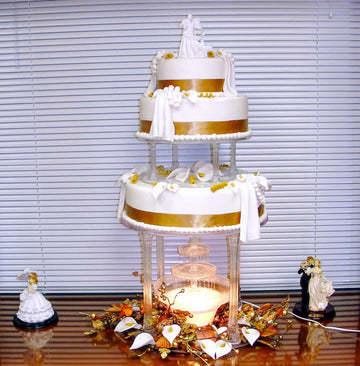 Apurva Fountain Wedding Cake