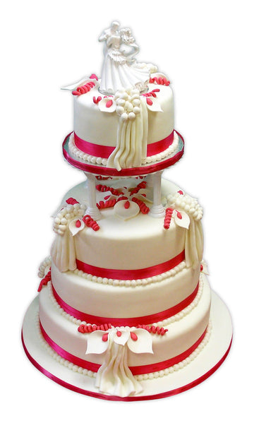 Ruby Designer Wedding Cake