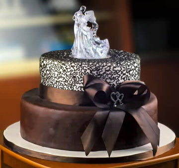 Maya Chocolate Wedding Cake