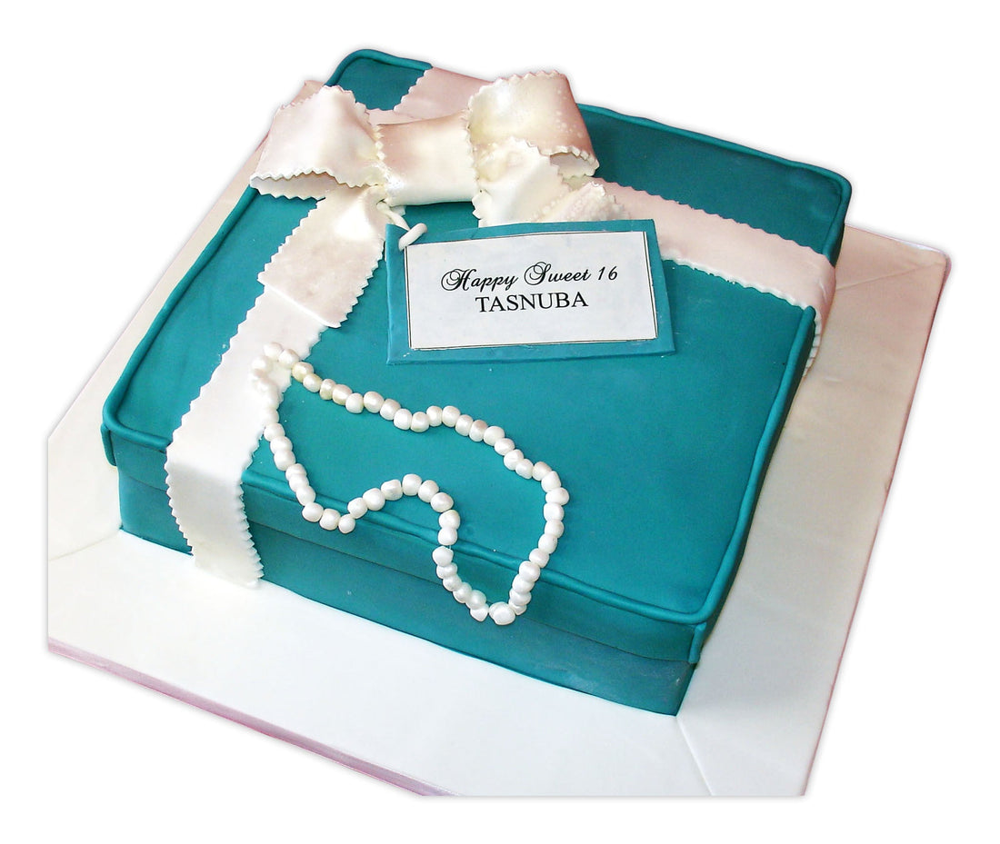 Tiffany Gift Box Cake