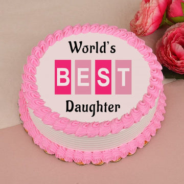 World's Best Daughter's Day Cake