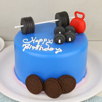 Gym Workout Theme Cake