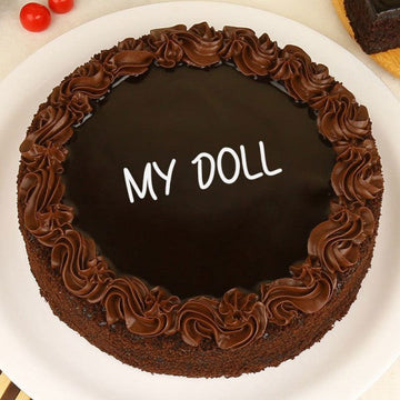 Chocolate Cake Treat For My Doll