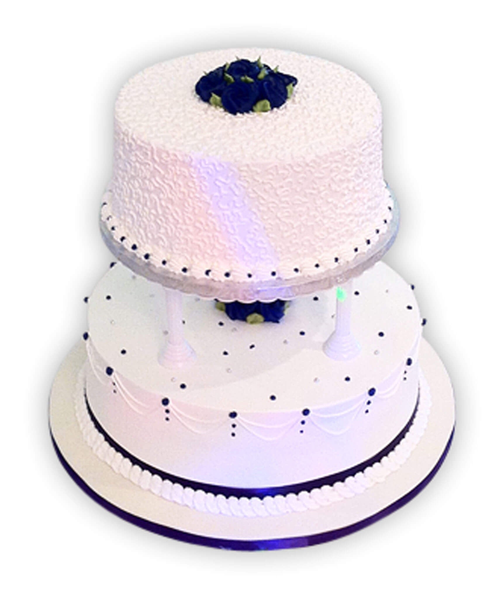 Carter White Wedding Cake