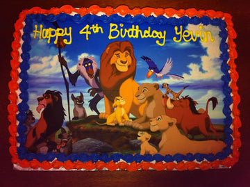 Lion king Photo Cake