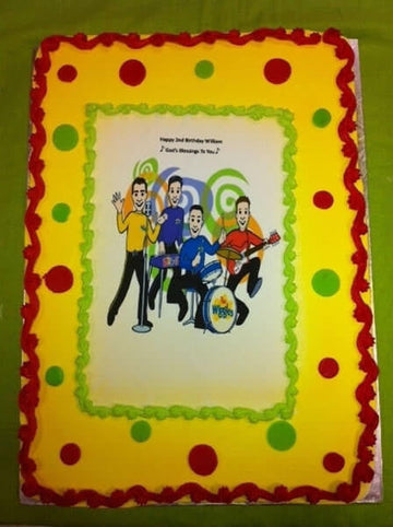 Wiggles Photo Cake