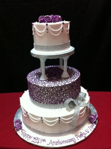 Pooja Anniversary Tiered cake