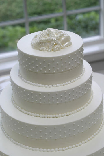 Traditional White Wedding Cake