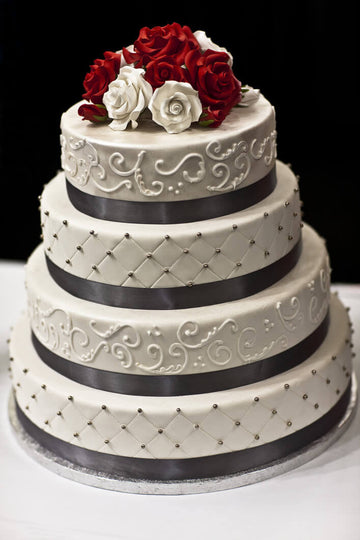 Angel Rose Wedding Cake