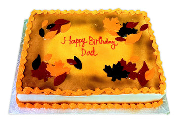 Autumn Leaves Cake