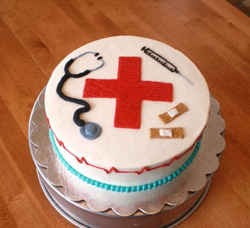 My Bestiee My Doctor Theme Cake