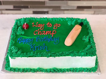 Krish Cricket Birthday Cake