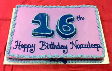 Naazdeep Sweet Sixteen Cake