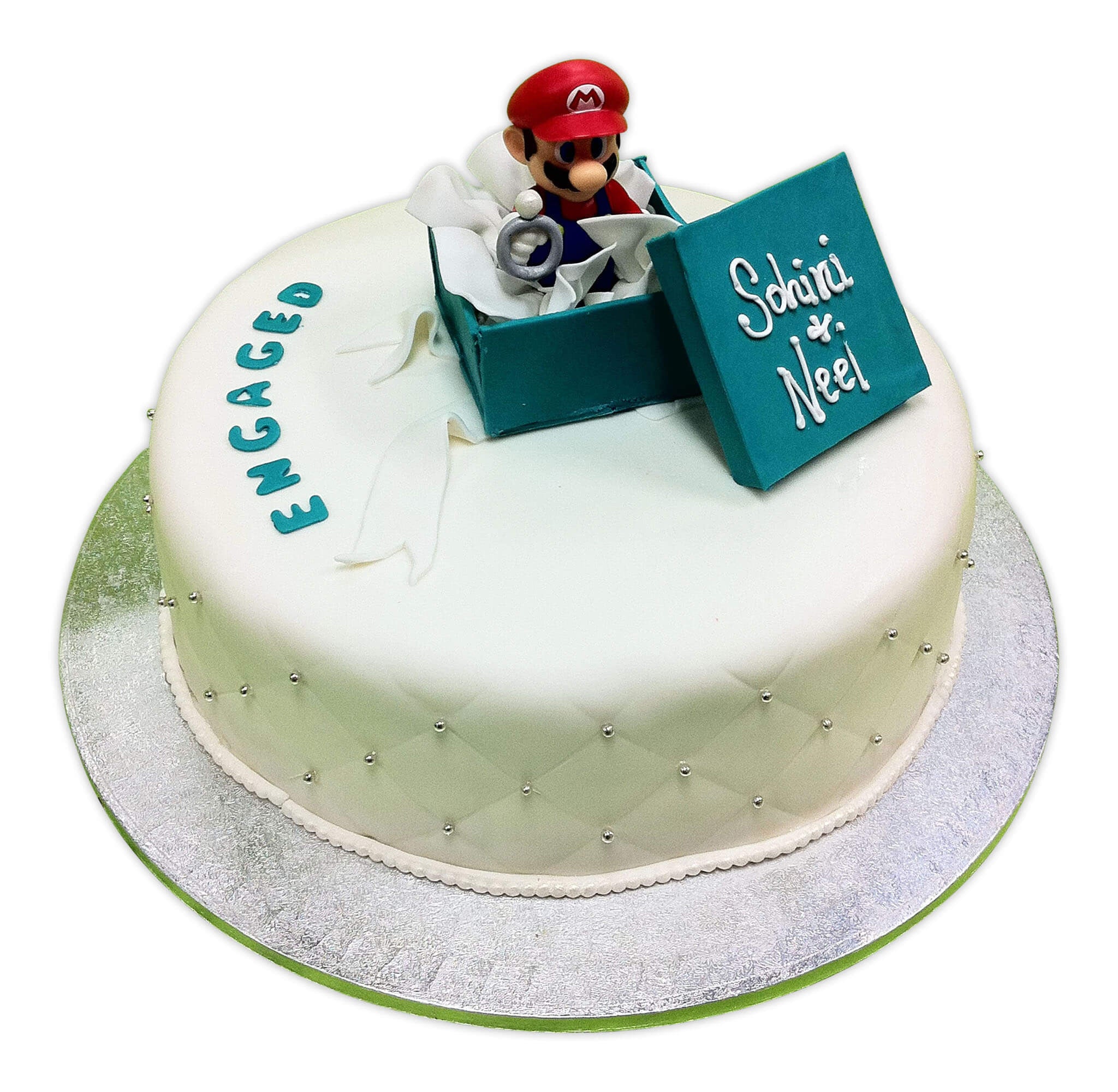 Mario Engagement Fondant
