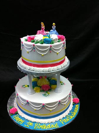 Garden Royalty Princess Tiered Cake