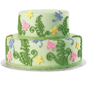 Butterflies Take Flight Tiered Cake