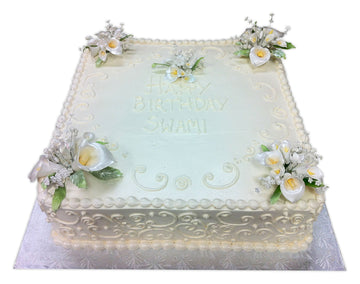 White Lily Cake