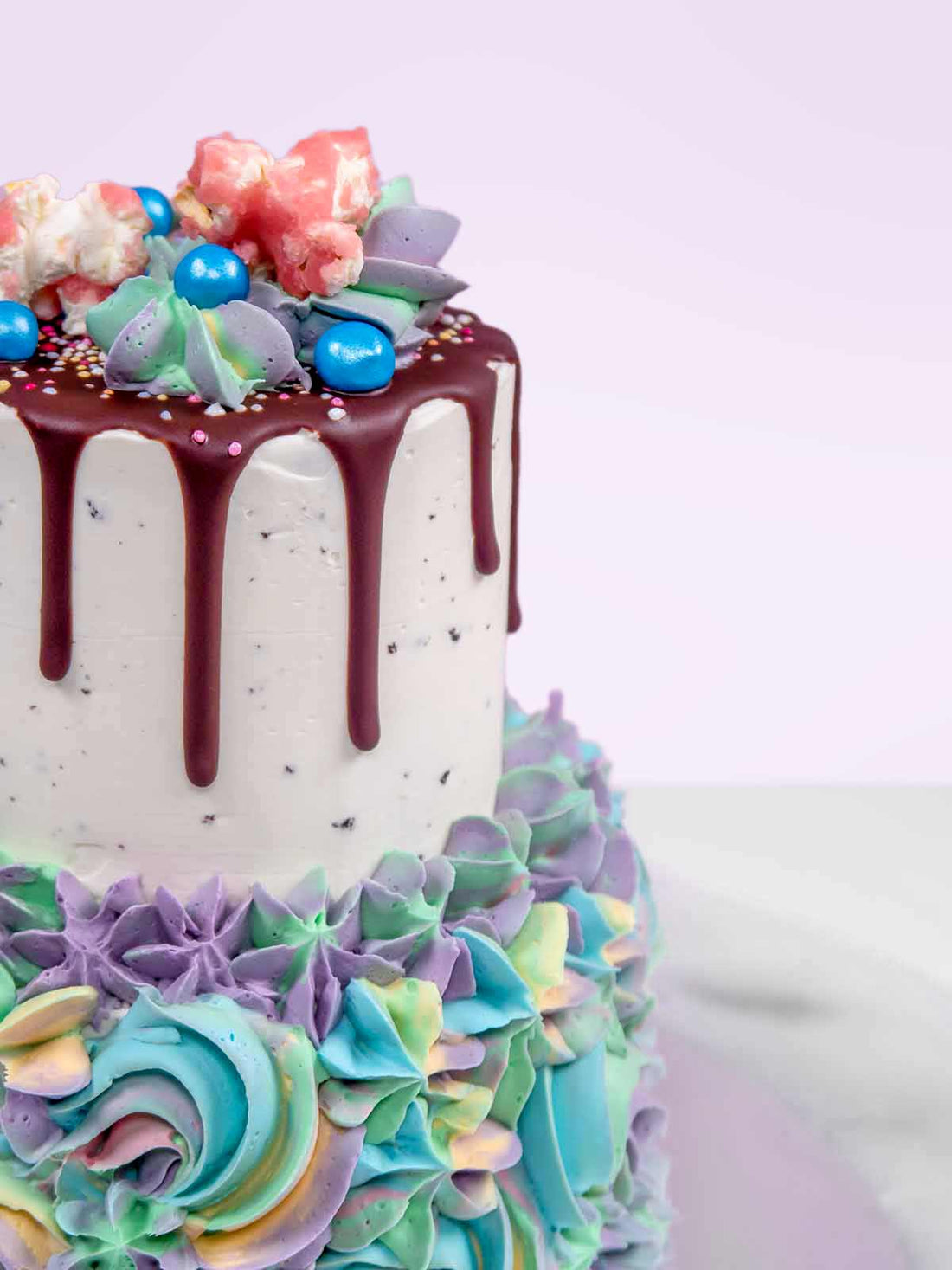 Mermaid Skirt - Tiddly Two-Tiered Cake