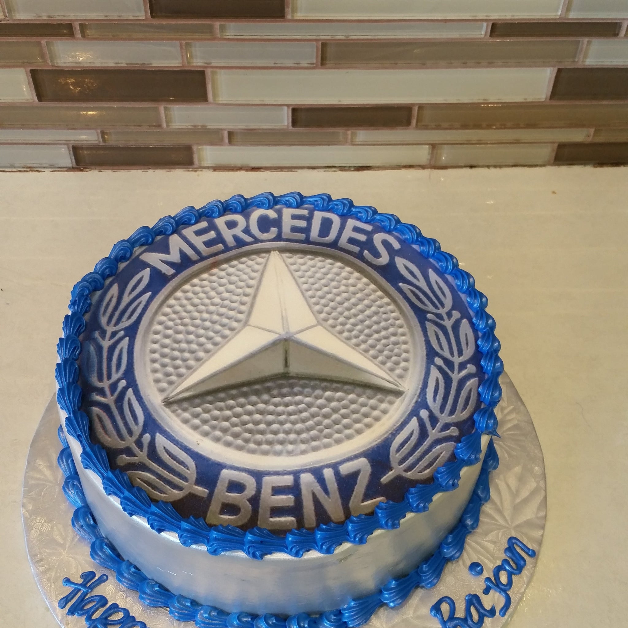 Mercedes Photo Cake