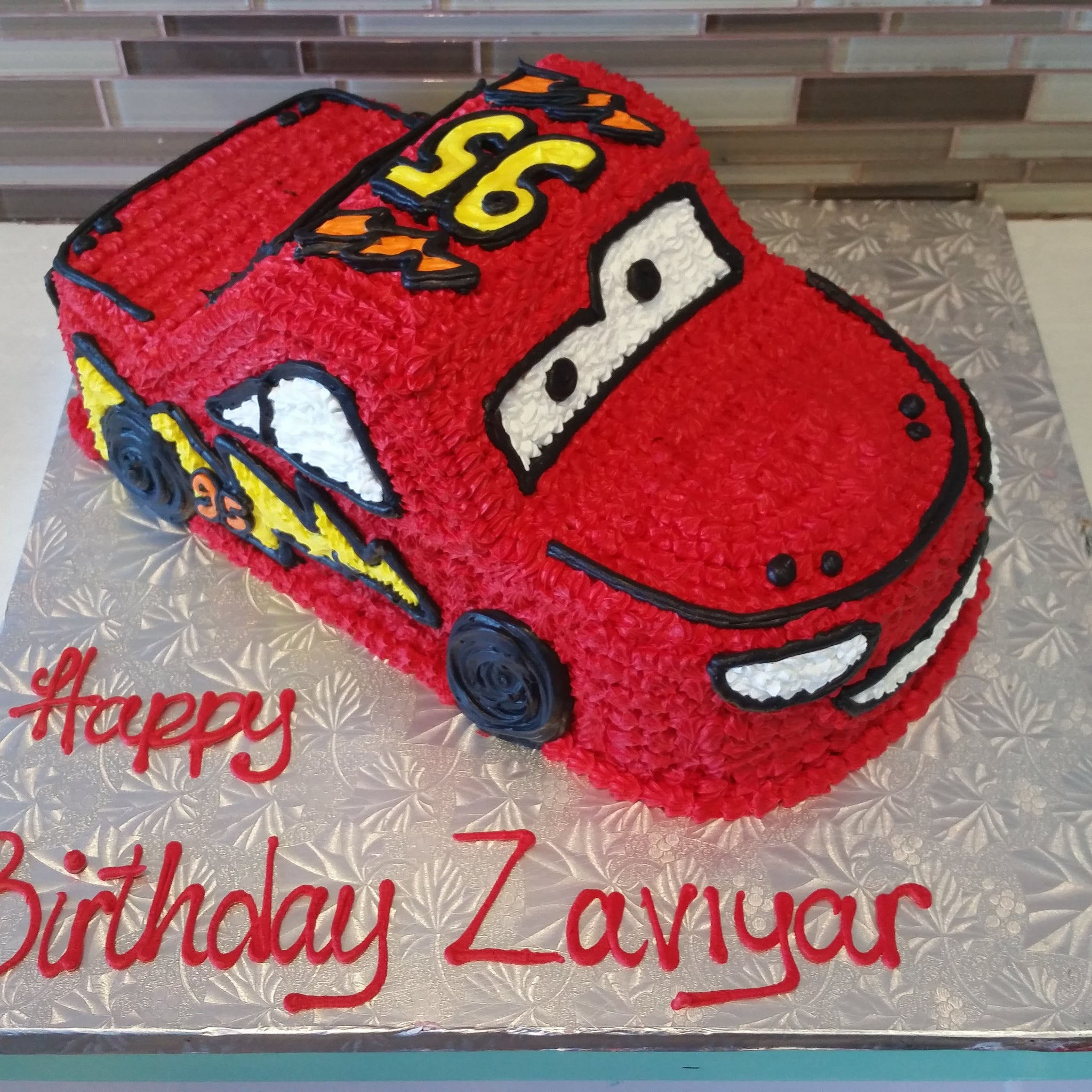 Zaviyar Car Molded Cake
