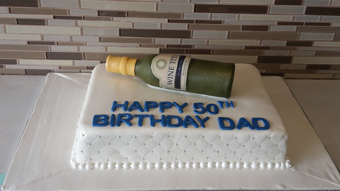 Wine Bottle Cake