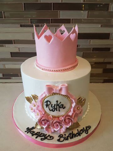 Ryka Fondant Birthday Cake