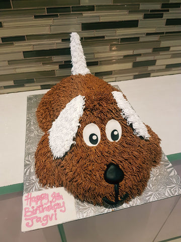 3D Dog Cake