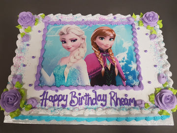 Frozen Photo Cake