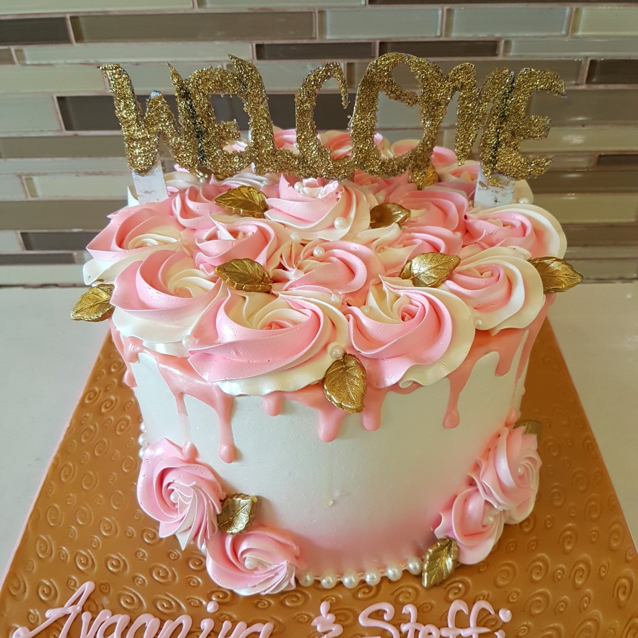 Avaaniya and steffi birthday Cake