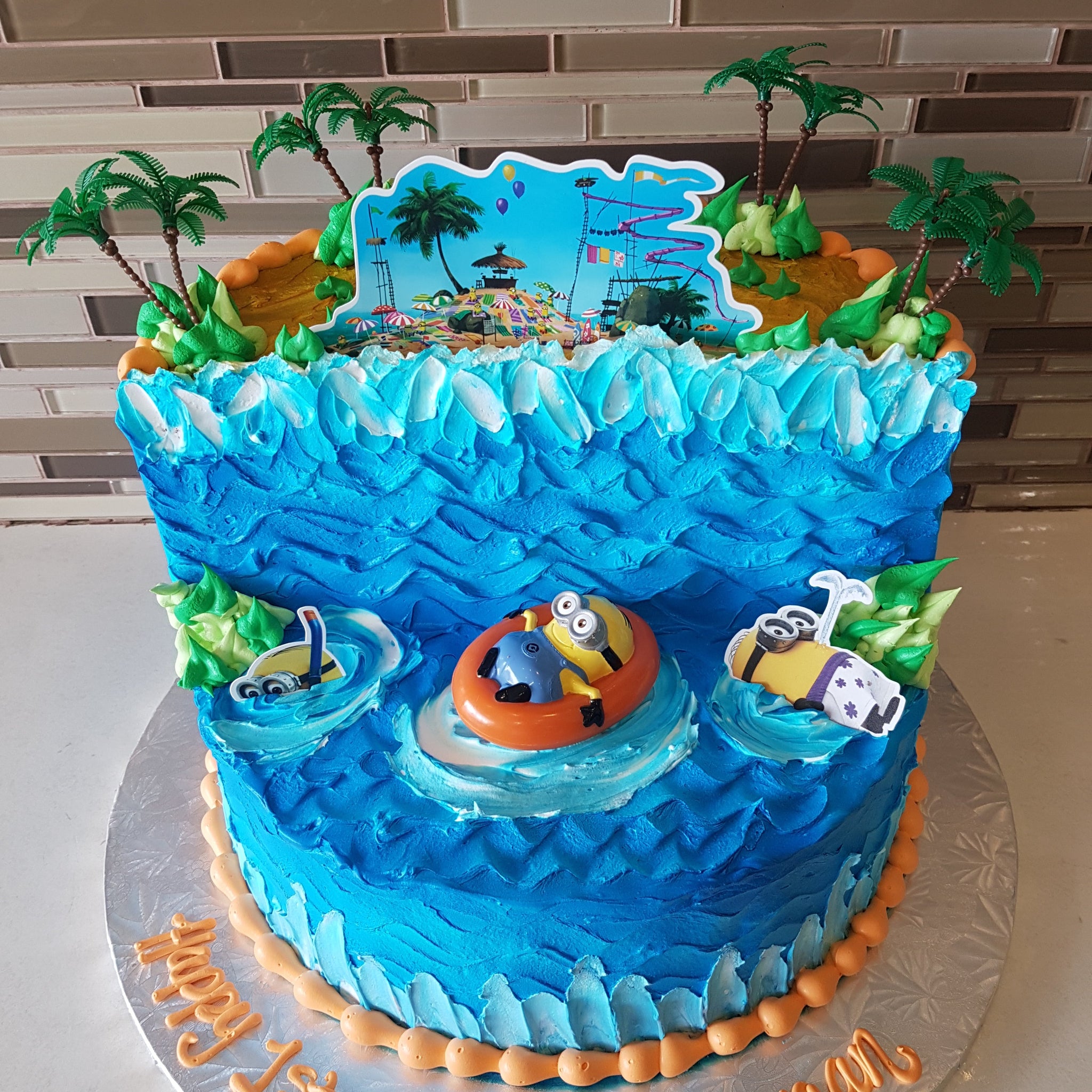 Minions Stage Cake