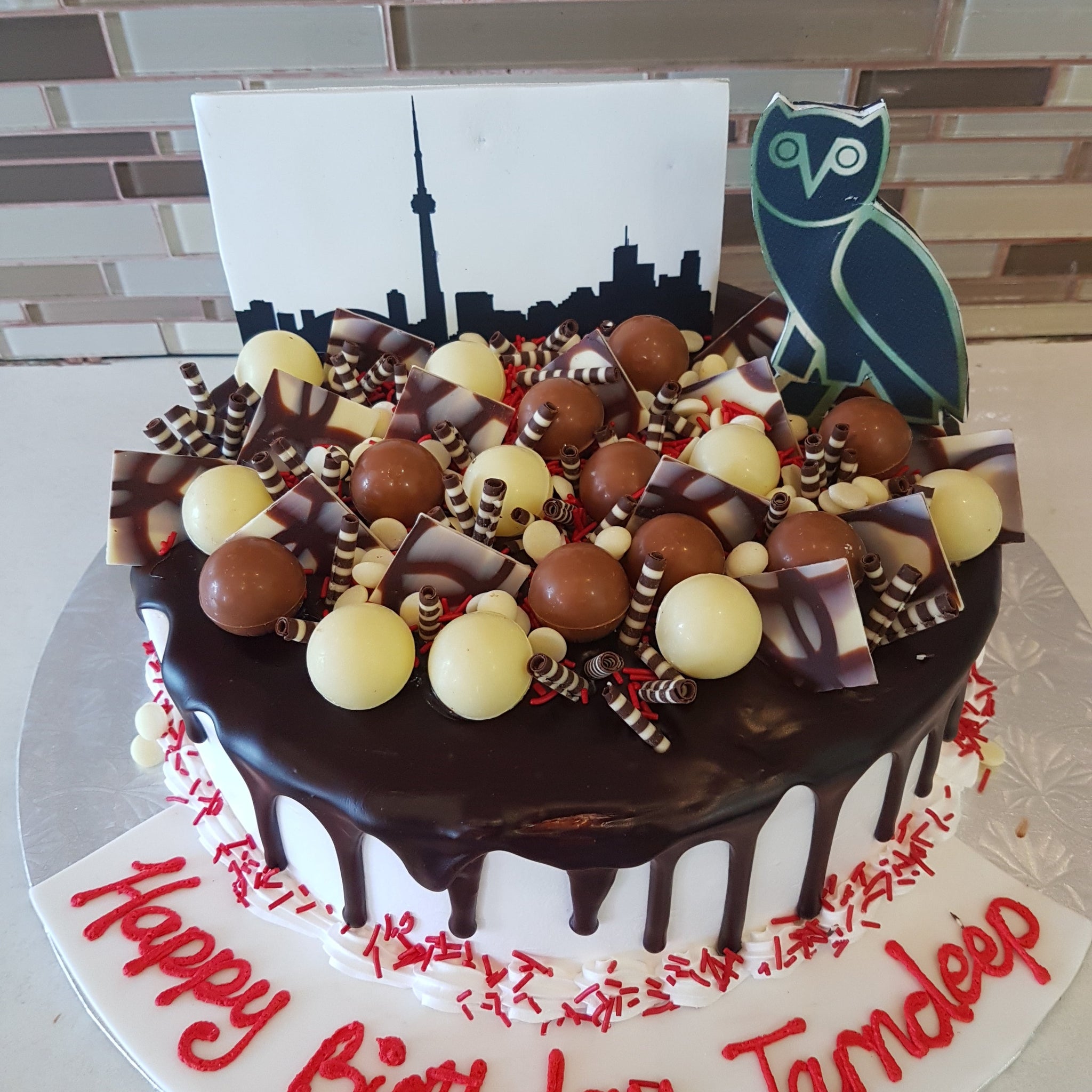 Ovo Chocolate Birthday Cake