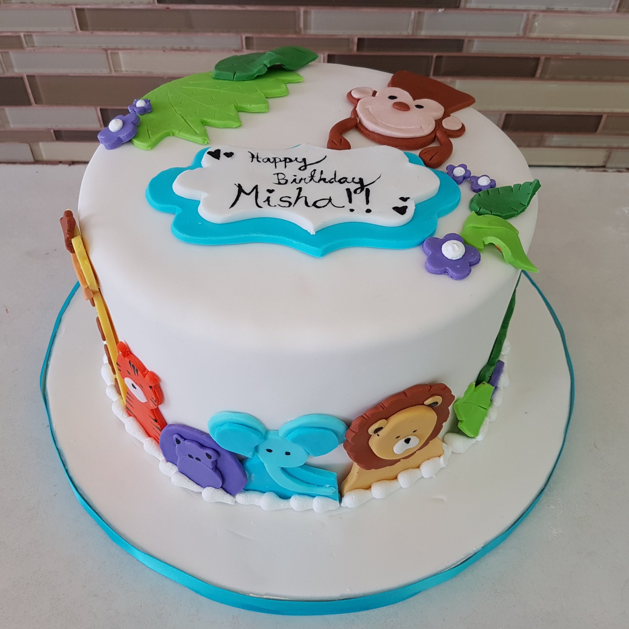 misha baby animal Cake