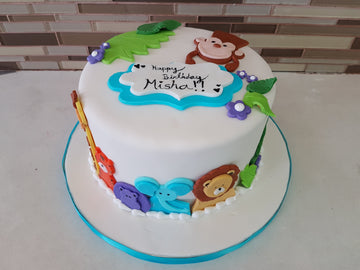 misha baby animal Cake