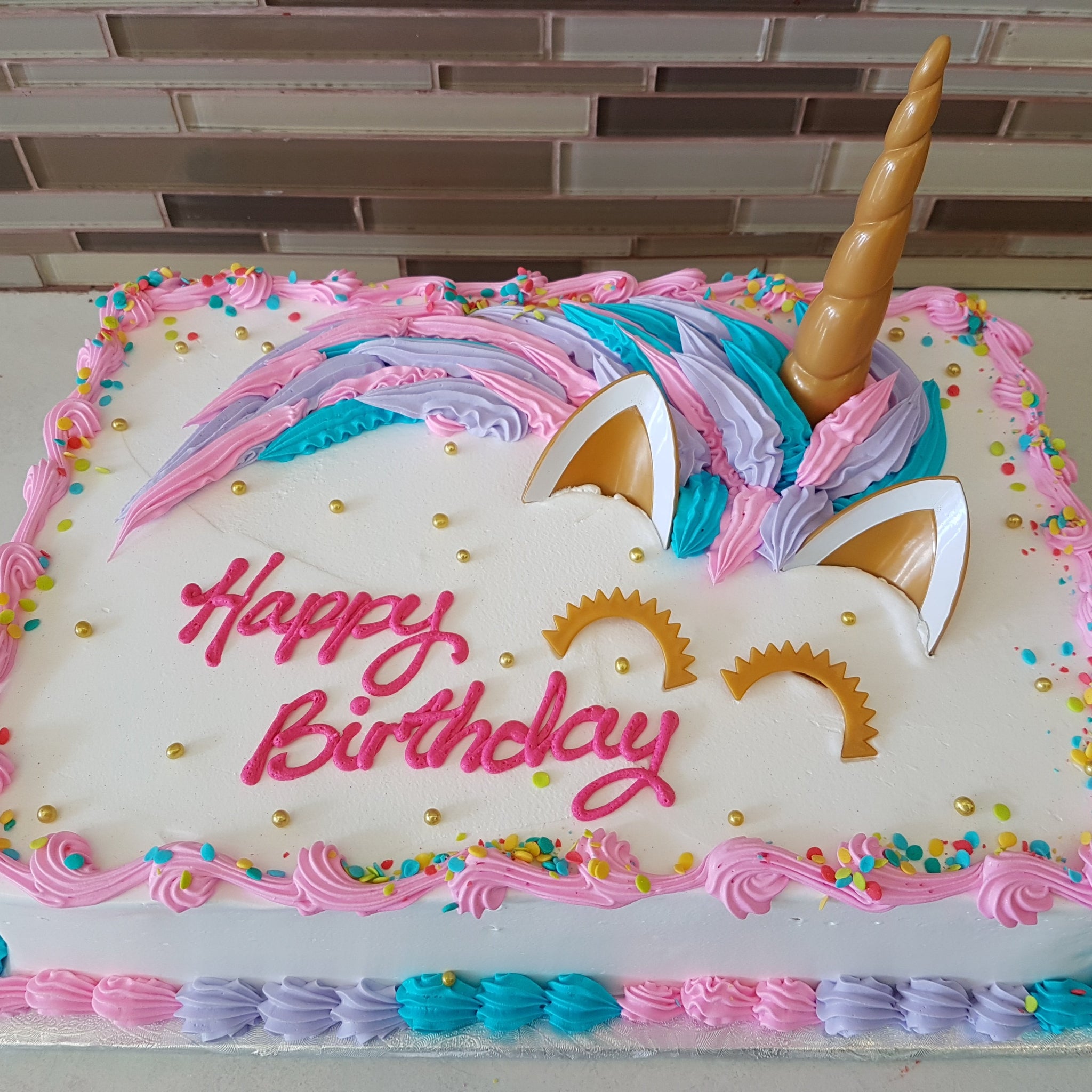 UNICORN TOY CAKE