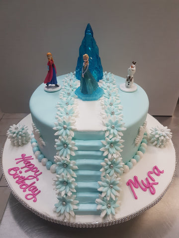 Myra Frozen Birthday cake