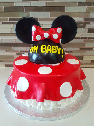 OH BABY MINNIE & MICKEY MOUSE CAKE